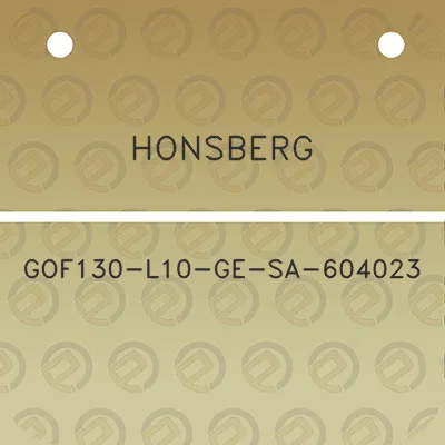 honsberg-gof130-l10-ge-sa-604023