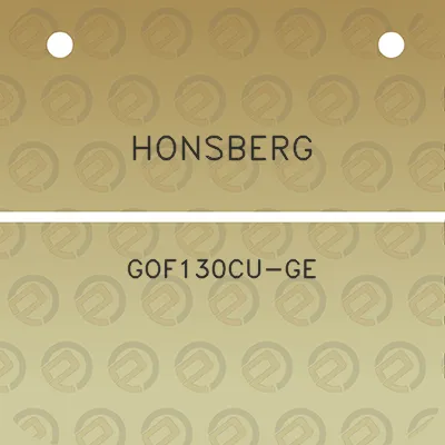 honsberg-gof130cu-ge