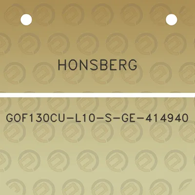 honsberg-gof130cu-l10-s-ge-414940