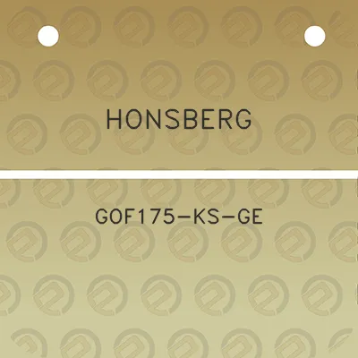 honsberg-gof175-ks-ge