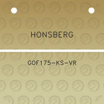 honsberg-gof175-ks-vr