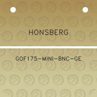 honsberg-gof175-mini-bnc-ge