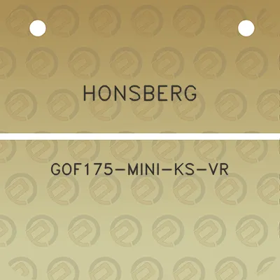 honsberg-gof175-mini-ks-vr