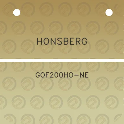 honsberg-gof200ho-ne