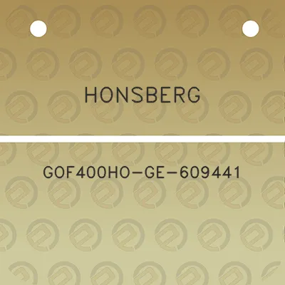 honsberg-gof400ho-ge-609441