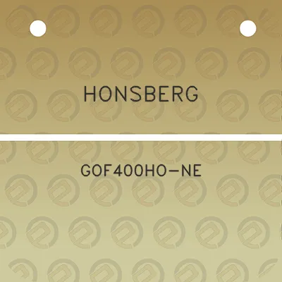 honsberg-gof400ho-ne