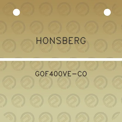 honsberg-gof400ve-co