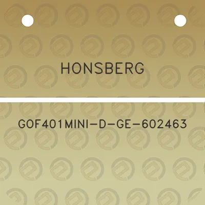 honsberg-gof401mini-d-ge-602463