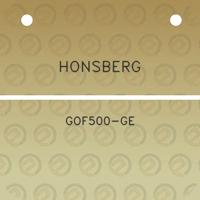 honsberg-gof500-ge