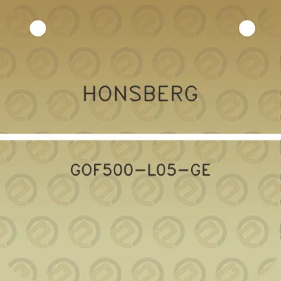 honsberg-gof500-l05-ge