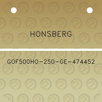 honsberg-gof500ho-250-ge-474452