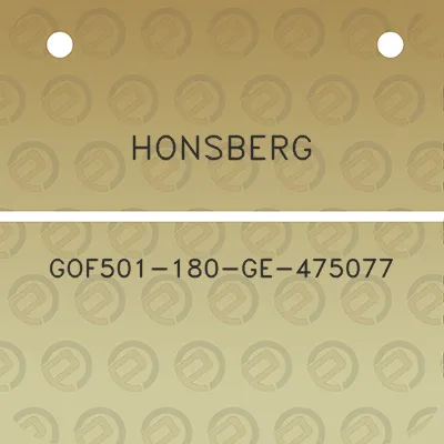 honsberg-gof501-180-ge-475077