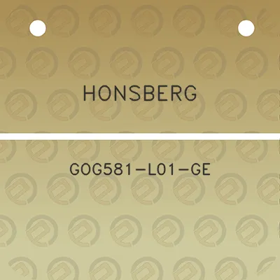 honsberg-gog581-l01-ge