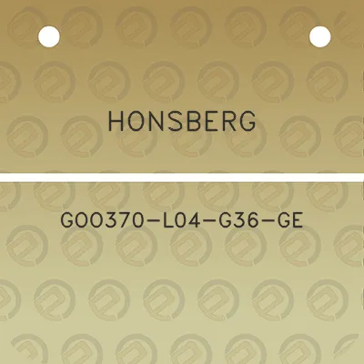 honsberg-goo370-l04-g36-ge