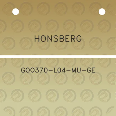 honsberg-goo370-l04-mu-ge