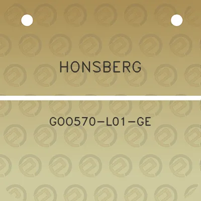 honsberg-goo570-l01-ge