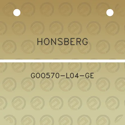 honsberg-goo570-l04-ge