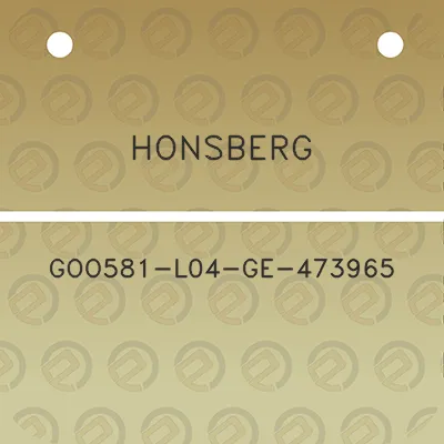 honsberg-goo581-l04-ge-473965