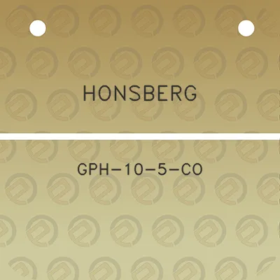 honsberg-gph-10-5-co