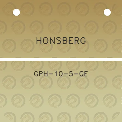 honsberg-gph-10-5-ge