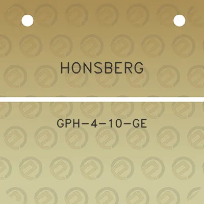 honsberg-gph-4-10-ge