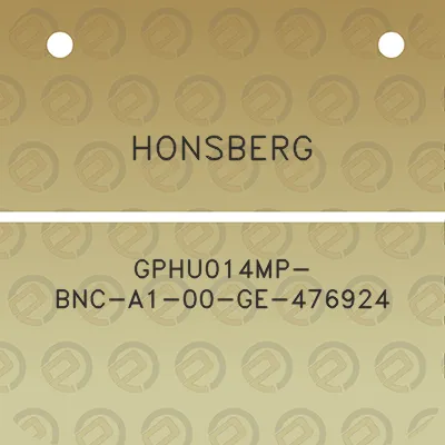 honsberg-gphu014mp-bnc-a1-00-ge-476924