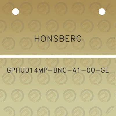 honsberg-gphu014mp-bnc-a1-00-ge