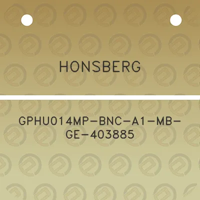 honsberg-gphu014mp-bnc-a1-mb-ge-403885