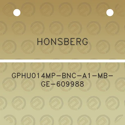 honsberg-gphu014mp-bnc-a1-mb-ge-609988