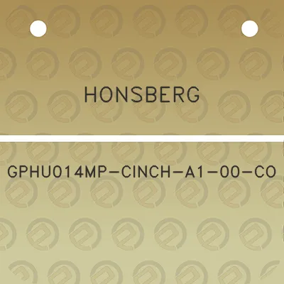 honsberg-gphu014mp-cinch-a1-00-co