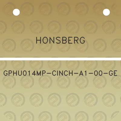 honsberg-gphu014mp-cinch-a1-00-ge