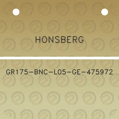 honsberg-gr175-bnc-l05-ge-475972