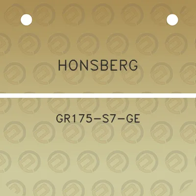 honsberg-gr175-s7-ge