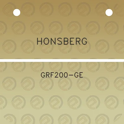 honsberg-grf200-ge