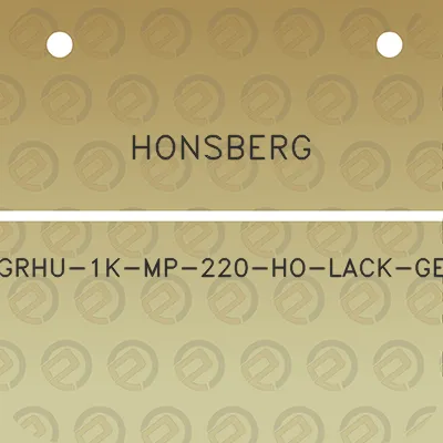 honsberg-grhu-1k-mp-220-ho-lack-ge