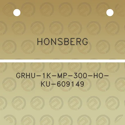 honsberg-grhu-1k-mp-300-ho-ku-609149