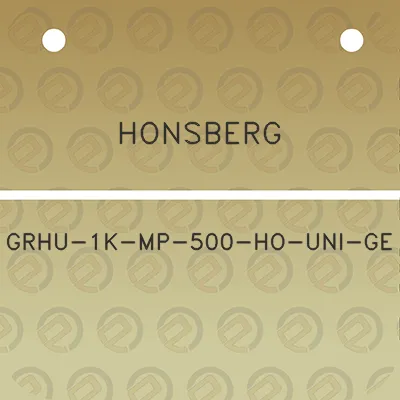 honsberg-grhu-1k-mp-500-ho-uni-ge