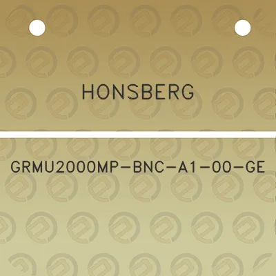 honsberg-grmu2000mp-bnc-a1-00-ge