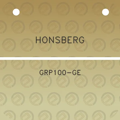 honsberg-grp100-ge