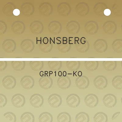 honsberg-grp100-ko