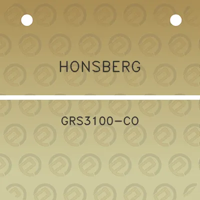 honsberg-grs3100-co