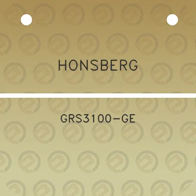 honsberg-grs3100-ge