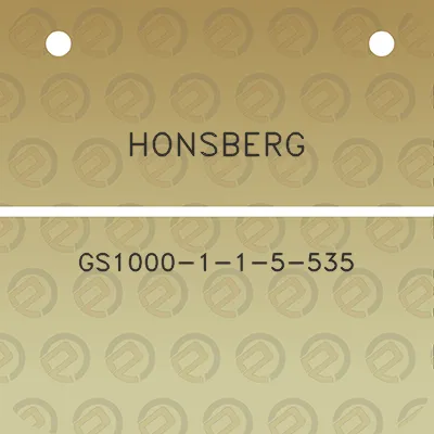 honsberg-gs1000-1-1-5-535