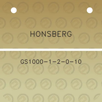 honsberg-gs1000-1-2-0-10