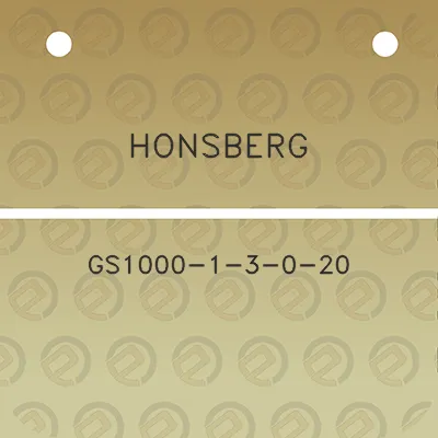 honsberg-gs1000-1-3-0-20