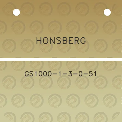 honsberg-gs1000-1-3-0-51