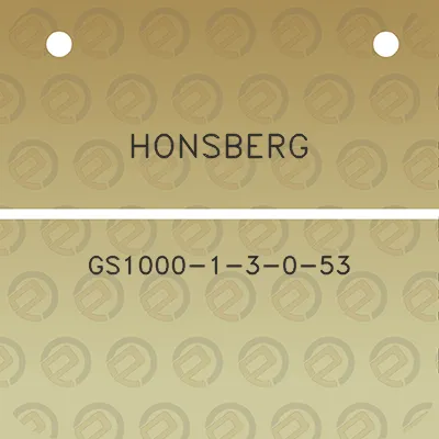 honsberg-gs1000-1-3-0-53