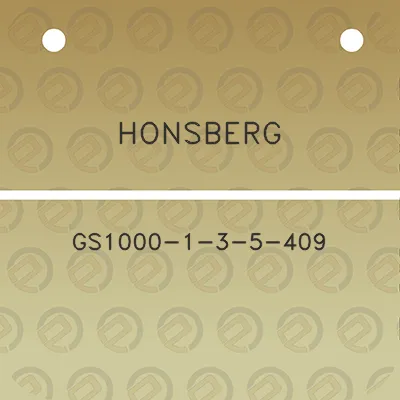 honsberg-gs1000-1-3-5-409