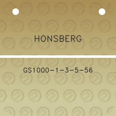 honsberg-gs1000-1-3-5-56