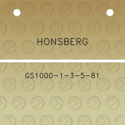 honsberg-gs1000-1-3-5-81